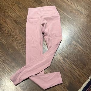Lululemon align high rise pant 28”- light pink
